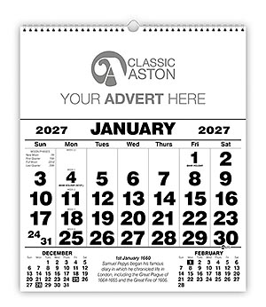 Cal 190 Aston Picture Planner Calendar