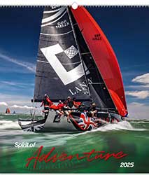 Spirit of Adventure Motivational Themed Brunel Wall Calendar