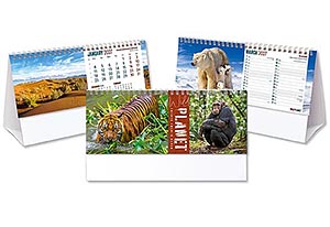C72 Wild Planet Desk Reeve Advertising Calendar