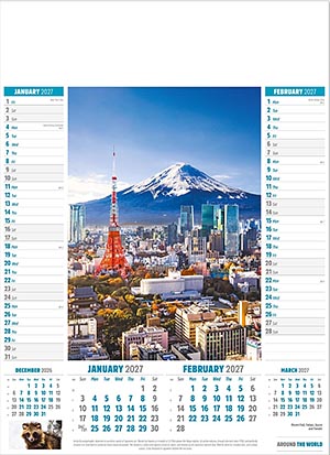 Rose Memo Calendars