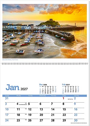 Rose Postage Saving Calendars