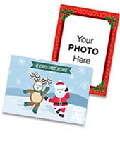 Humorous Corporate Frame Christmas Card