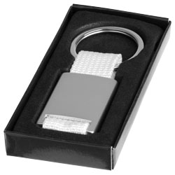 Alvaro Aluminium Webbing Promotional Keyring