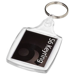 Vosa Plastic Promotional Keyring With Plastic Clip Attachment Ideal for Mailshots