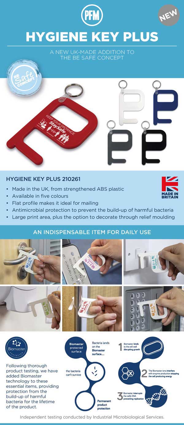 Branded Hygiene Key from Printit4u