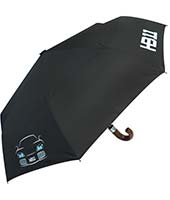 Deluxe Woodcrook Telescopic Umbrella